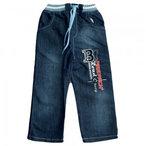 Брюки джинсовые для мальчика "Спорт-В7"