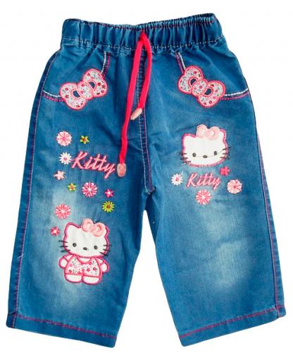 Брюки джинсовые для девочки "Китти"