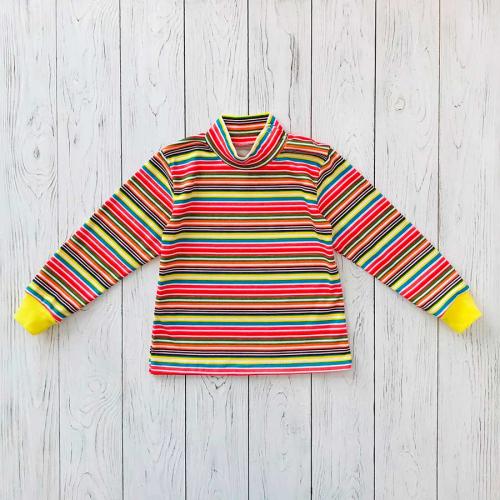 Водолазка дитяча смужка-інтерлок